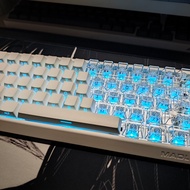 Keycaps ปุ่มคีย์บอร์ดแบบโปร่งใส ด้านข้าง ดีไซน์หัวใจ สายแม่เหล็ก ปุ่มเต็ม ปุ่ม Win60 ไฟฟ้า G87F99 Re
