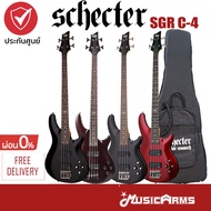 Schecter SGR C-4 4-String Bass Guitar + Music Arms Warranty