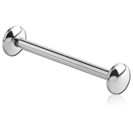 Titanium G23 flat tongue piercing