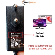 Power cord for LG 20M38A-B 20inch 19v monitor - original version