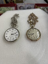 Omega & Elgin 古董懷錶
