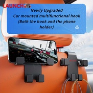 Universal 2 in 1 Car Seat Backrest Headrest Hook Hanger Back Seat Phone Holder Hook Car Accessories 