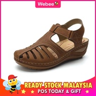 READY STOCK🎁WEBEE KS 578 Ladies Wedges Women Sandals