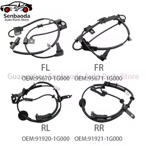 91920-1G000 91921-1G000 Front Rear Left/Right ABS Wheel Speed Sensor For Kia Rio Rio5 Hyundai Accent