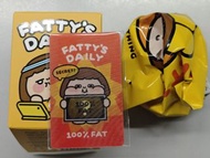 全新未開袋 Plastic Thing 為食妹 Fatty's Daily 復刻版 隱藏款 100% Fat