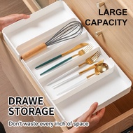 Spoon and Fork Drawer Organizer Cutlery Organizer Plastic Storage Cutlery Holder Kitchen Organizer