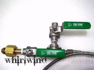 whirlwind~CO2灌氣接頭組 高流量 白鐵接頭