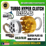 ESPADA HYPER CLUTCH LC135 4S FULL SET CNC SIAP CLUTCH PLATE SPRING TURBO CLUTCH RACING CNC RINGAN HY