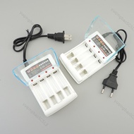 4-Slots Battery Charger Aa/Aaa Ni-Cd Charging Rechargeable Smart Battery Power Charger Us/Eu Plug Fo