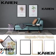 KAREN1 Magnetic Picture Frames, Wall Home Decor Self Adhesive Magnetic Photo Frame, A3 A4 8.5x11inch