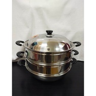 Stainless Steel Steamer Cookware Multi-functional 3 layers
