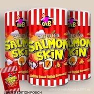 SALMON SKIN SALTED EGG FLAVOURED SNACK CIK B 280GM attack