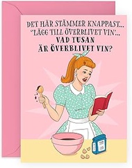 Central 23 Bästa väns födelsedagskort för henne - Resterat vin - Vänskapspresenter för kvinnor - Rol