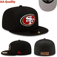 San Francisco49ers Baseball Cap Fashion Hat Fully Enclosed Cap Flat Brim Hat FE4Q