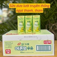 (Lot of 6 boxes) binggrae milk melon flavor 200ml melon milk