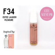 F34 Estee Lauder Pleasure Women 10ML City Scent Inspired Oilbased Perfume