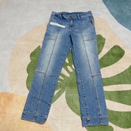 2hand striped men's blue jeans