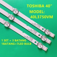 Toshiba 40 "40l3750vm led TV backlight LED TV lamp bar lamp tube 40l3750 parts