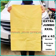 Jumbo XXXL Washing Washer Dryer Kanebo Laundry Max Jumbo XXXL 66x43 The Largest Thick Glossy Absorbs Car Furniture Motorcycle Bike Kitchen Laundry XXL Glass Wipe Super Soft Microfiber Wipe Cleaning Tool Sulak Duster Garden Restaurant