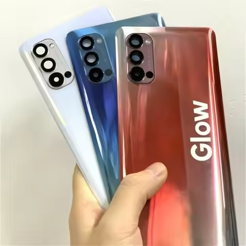 Back Glass Battery Back Cover For Oppo Reno 4 Pro 5G Reno 4 Housing Door Rear Case Camera Glass Lens