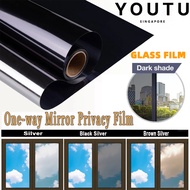 Window Film Fully Privacy Film Shading Heat insulation Sunscreen Cellophane Film One-way Privacy Hea