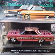 (((63010-A) Green Light 1: 64 1964 Chevrolet Black Spotted Antelope Low Lying Gypsy Pink Rose