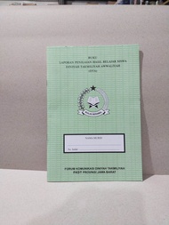 Buku Raport DTA/Buku Laporan Penilaian Hasil Belajar Siswa Diniyah Takmiliyah Awwaliyah ukuran B5
