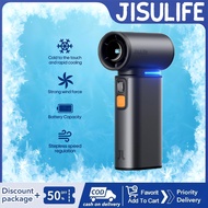 JISULIFE Handheld Fan Ultra1 3 in 1 Portable Turbo Jet Fan 9000 mAh Battery Rechargeable With Air Du