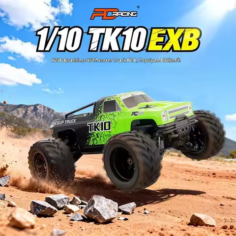 PD Racing 1/10 TK10 EXB 4WD Brushless 4S Waterproof Monster Truck 88km/h High Speed Off-Road Drift R