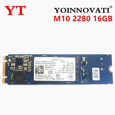 Original M10 M.2 2280 SSD 64GB 32GB 16GB PCIe M.2 2242 3.0 3D Xpoint NVMe Internal Solid State Drive