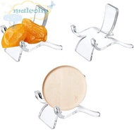 MALCOLM Display Holder Agate Coral Acrylic Small Collectibles Specimen Easel