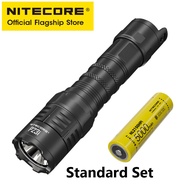 USB-C P23i NITECORE ไฟฉายยุทธวิธีแบบไฟฉายชาร์จไฟได้3000ลูเมน470เมตรแบตเตอรี่ลิเธียมไอออน Nl2150hpi