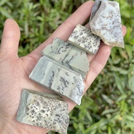 Raw Dendritic Agate Stone - Raw Dendritic opal Stone - Merlinite - healing crystals and stones - Den