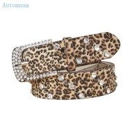 AUTU Retro Rhinestone Waist Belts for Women Adjustable Belt for Women Cowboy Cowgirl Strap Female Je