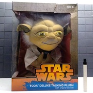 Yoda deluxe talking plush starwars action figure toys by disney Height skeitar 30cm Cloth Shirt CMeo