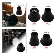 [Tooyful] 3x drum feet protective cover parts drum accessories replacement cymbal stand