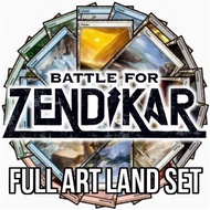 BFZ BATTLE FOR ZENDIKAR FULL ART BASIC LANDS - 25 VARIANTS Regular MTG Magic: the Gathering Land