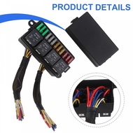 【GTTR】12V Fuse Relay Box 4 Relays Capacity 40A Relay Rating Electrical Compatibilityready stock