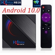 H96 MAX H616 Android 10 Voice Assistant 4GB RAM 32GB 64GB ROM Allwinner H616 4K 6K HD BT 2.4G 5G Dual WIFI 2G16G Smart TV Box