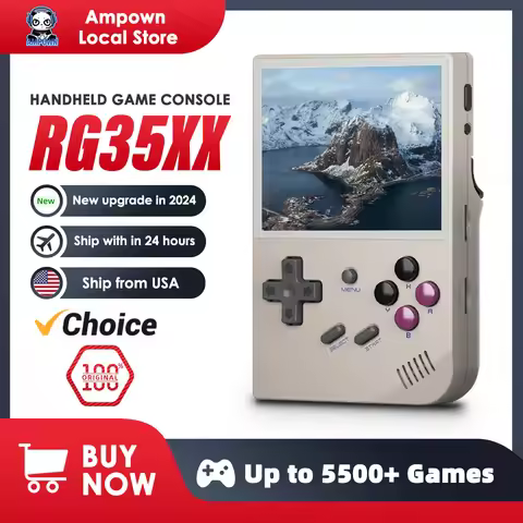 ANBERNIC RG35XX Handheld Game Console H700 Processor 3.5'' IPS Screen Linux System Retro Portable Vi