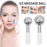 Stainless Ice Hockey Beauty Ball Facial Cryo Ice Globes Care Massage Face Eye Skin G9u9