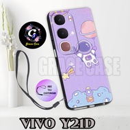 HP (GC15) Rubber Softcase VIVO Y21Dhp Astronaut Case/ Men's Case/ VIVO Y21D Silicone Tpu Pro Camera 