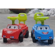 CLM - Kiddie Toon Mega Car: 4-Wheel Non-Music Baby Ride-On for Toddlers swing car (1-3 Years) -
