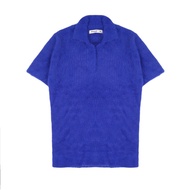 3Second Rajut Polo V-Neck Nylon Knitwear Shirt C031123