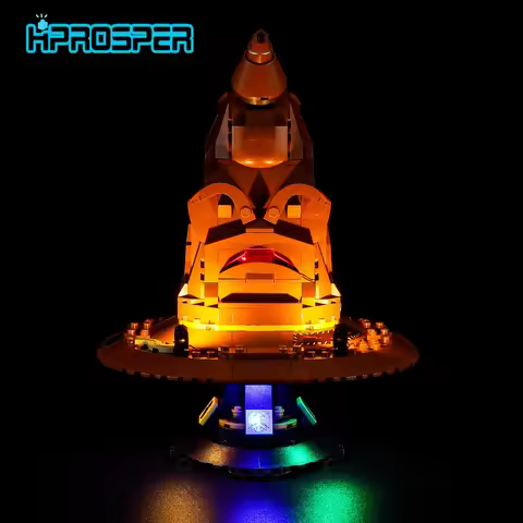 Hprosper 5V LED Light For Harry Potter 76429 Talking Sorting Hat Decorative Lamp (Not Include Lego B