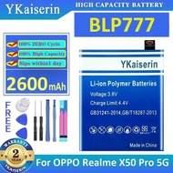 BLP777 2600Mah For Oppo Realme X50 Pro 5G Premium Replacement Mobile Phone Battery Lightweight