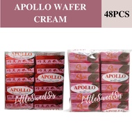 APOLLO WAFER CREAM [48'S*12G] / APOLLO CHOCOLATE WAFER CREAM/ APOLLO MILK CHOCOLATE WAFER CREAM [A10