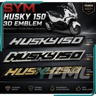 EMBLEM SYM HUSKY150 HUSKY 150 3D LOGO EMBLEM STICKER ACCESSORIES ACCESSORY MODIFIED MODIFY