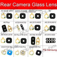 Back Camera Glass Lens With Adhesive Glue For Samsung Galaxy A3 A5 A7 A310 A510 A710 A320 A520 A720 