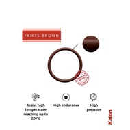 O Ring KATON FKM75 Brown AS568 CS 5.33mm 330 331 332 333 334 335 336 337 338 339 340 341 342 343 Gas